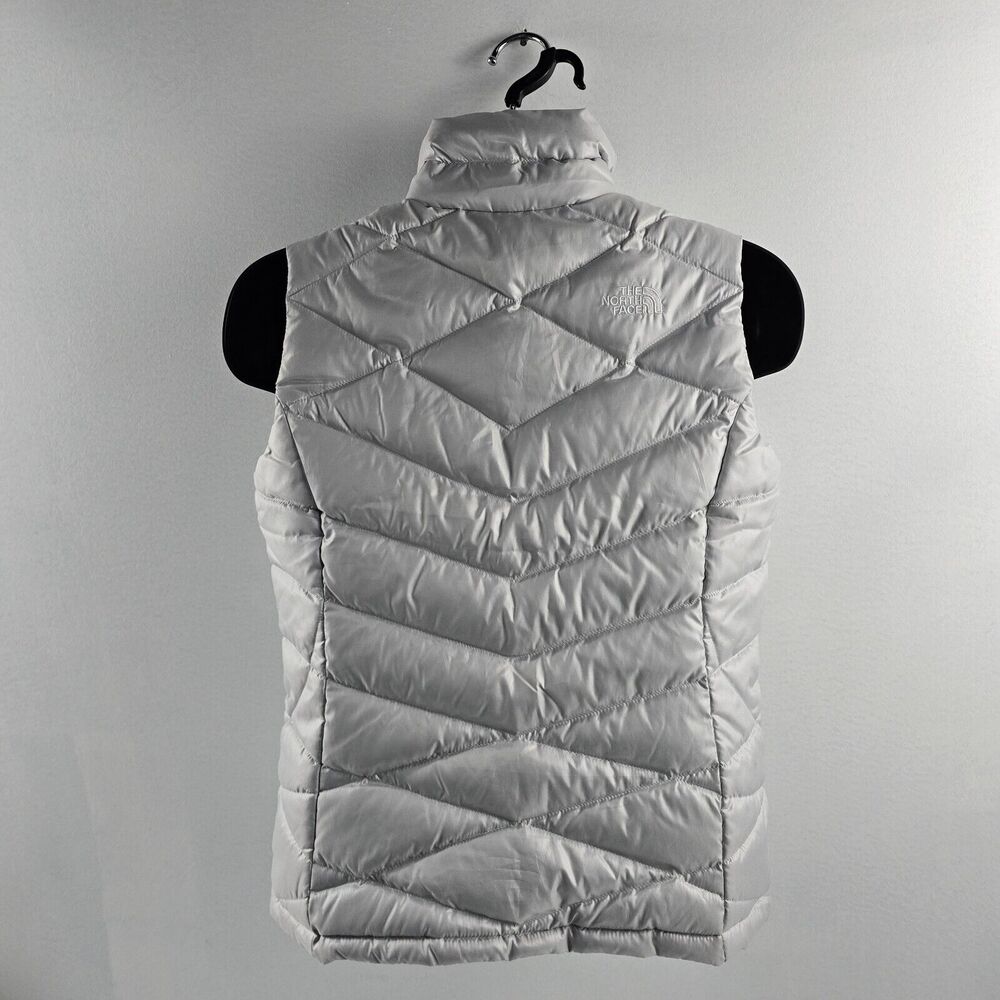 The North Face Women's 550 Down Puffer Vest Gray Medium M Goose‎ 4426 - Picture 4 of 10